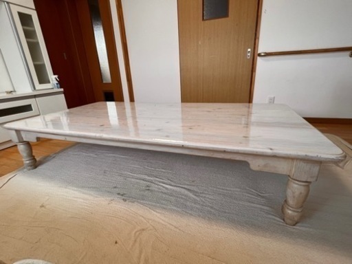 【決まりました】座卓　ローテーブル　こたつ　コタツ　大型　ハンドメイド