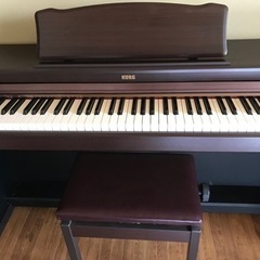 KORG    電子ピアノ　椅子付の画像