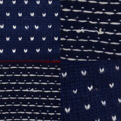 【 ウールリッチ　ノルディック　セーター 】 WOOLRICH ネイビー　総柄　の画像