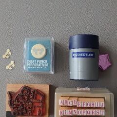 スタンプ❥鉛筆削り❥パンチセット