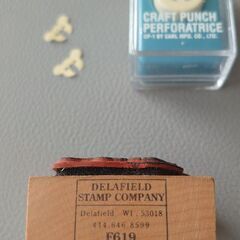 スタンプ❥鉛筆削り❥パンチセットの画像