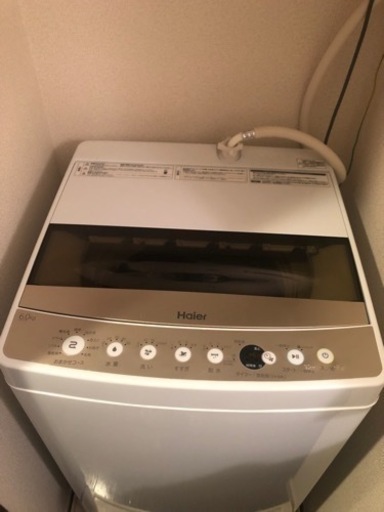 【美品】2019年製　洗濯機　6kg