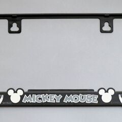 【かわいい！】ミッキーのナンバーフレーム
