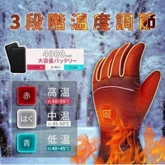 バイク用グローブ／ヒーター手袋【新品】