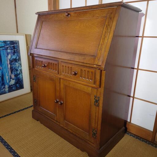 収納型デスク　昭和家具