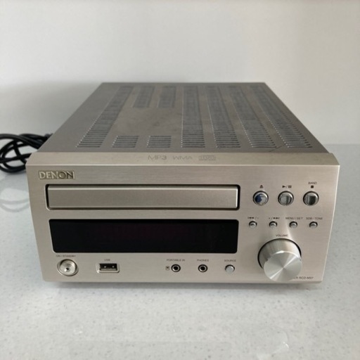 DENON CD RECEIVER RCD－M37 DENON（デノン） DENON RCD-M37-B 〓 09年製のデノン CDアンプ, 美品