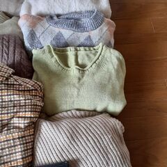 レディース衣類8点、バックお譲りします。の画像
