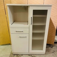 売約済》 レンジボード キッチン収納 ニトリ NITORI レジューム