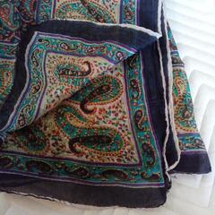 スカーフ➃黒地の画像