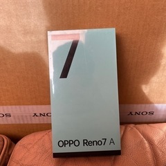 OPPO RENO7 最新　SIMフリー　未開封
