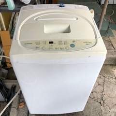 【リサイクルサービス八光　田上店　安心の3か月保証　配達・設置OK】DAEWOO｜大宇  DW-P46CB-W 全自動洗濯機 ホワイト [洗濯4.6kg /乾燥機能無 /上開き]