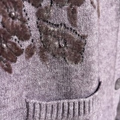 女性用3部袖カーディガン　未使用の画像