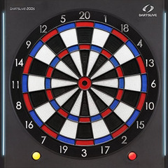 ダーツ ボード DARTSLIVE-200S(ダーツライブ200S)＋ダーツ スタンド DARTSLIVE(ダーツライブ) ポールスタンド ブラック