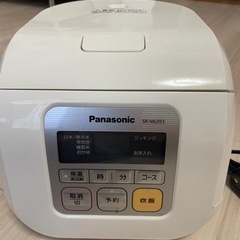 Panasonic製　炊飯器3合炊きの画像