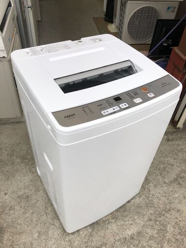 【動作保証あり】AQUA アクア 2021年 AQW-S6M 6.0kg 洗濯機【管理KRS528】