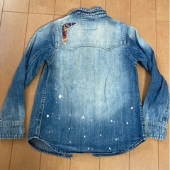 値下　F.o kids  デニムシャツ　130センチの画像