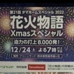 三井グリーンランド12月24日花火大会「値下げします」