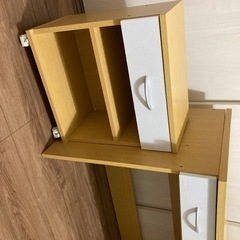 中古　勉強机ワゴンの画像