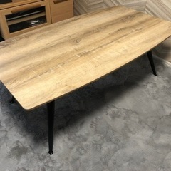 【値下げ中】リビングテーブル　サコダ商品　木目