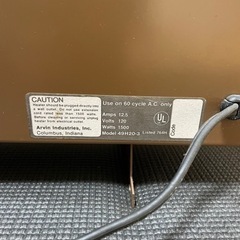 Arvin ind ustrles製ヒーターの画像