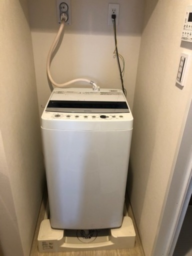受け渡し決定　洗濯機　4.5KG  2019年製