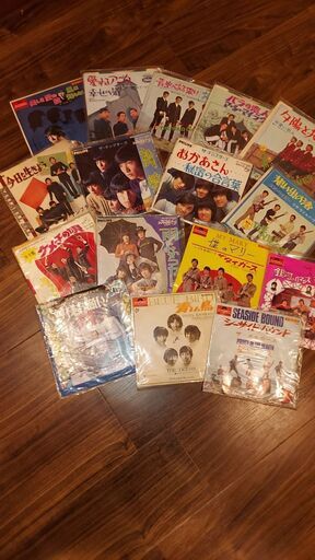 懐かしのグループサウンズのEP盤　67枚