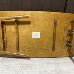 木材ローテーブルの画像