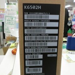 ジモティ来店特価!!!　ノートPC　ASUS　K6502HC-19R3050　　J-1224の画像