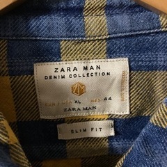 ZARA MAN シャツ　XLサイズの画像