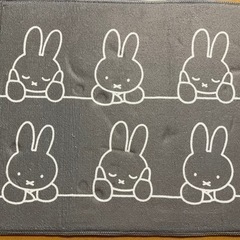 水切りマット 食器水切り 40×50cm ほおづえミッフィー