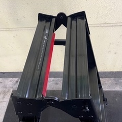 ◆Hasegawa(長谷川工業) 脚軽 4段 ワンタッチバー付き脚立兼はしご BLACKの画像