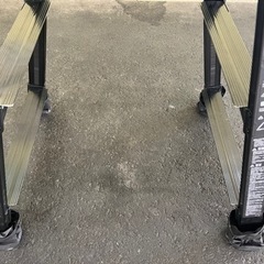 ◆Hasegawa(長谷川工業) 脚軽 4段 ワンタッチバー付き脚立兼はしご BLACKの画像