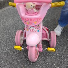 三輪車　キティちゃんの画像