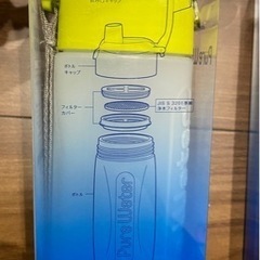 携帯用浄水ボトル　pure water  3個セットの画像