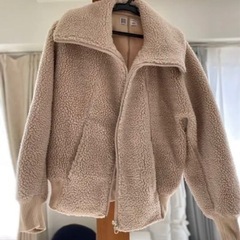 UNIQLO★ボアフリースブルゾン★Lサイズの画像