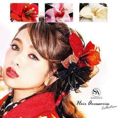 値下げ　成人式　着物　髪飾りの画像