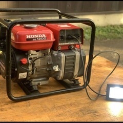 値下げセール　ホンダ　発電機　EG1200 1kVA 動画あり