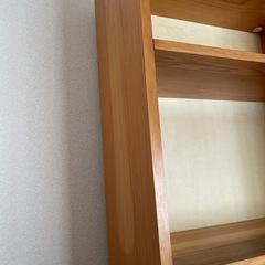 本棚　木製の画像