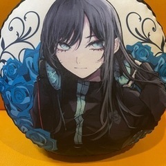 Adoクッションラウンドワン限定品2種コンプとぬいぐるみの画像