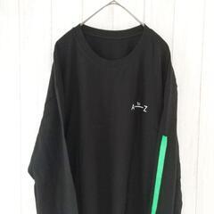 【新品】韓国人気ファッション MADSISTER【F】男女兼用 長袖Tシャツ オーバーサイズ 黒の画像