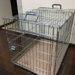 ★取引完了★おまけ付き！　折りたたみペットケージ　アイリスオーヤマ　OKE-750Rの画像