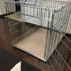 ★取引完了★おまけ付き！　折りたたみペットケージ　アイリスオーヤマ　OKE-750Rの画像