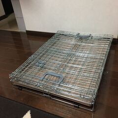 ★取引完了★おまけ付き！　折りたたみペットケージ　アイリスオーヤマ　OKE-750Rの画像