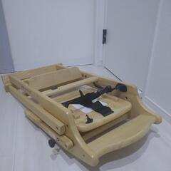 子ども用木製ワンタッチハイチェアの画像