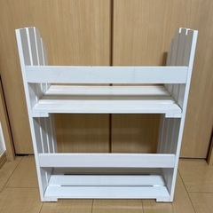 ホワイト　ラックの画像