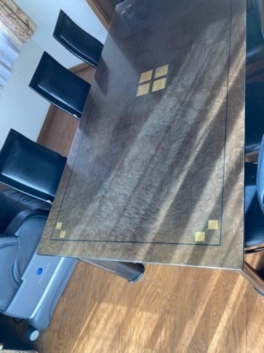 ◆急ぎ◆カリモク　ダイニングテーブルセット　ハイバックチェア