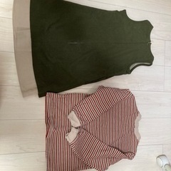 値下げ❗️女児　トレーナー　ワンピース　パンツ　130㎝の画像
