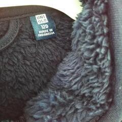 ユニクロファーリーフリースジャケット　H&M　120cmの画像
