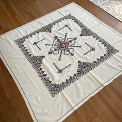 モロッコ手刺繍　テーブルクロスセットの画像