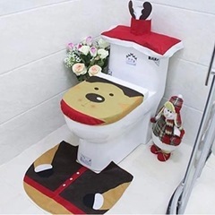 トイレカバーセット トナカイ トイレ用品 クリスマス